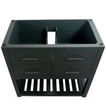 Santa Monica 36 in. W x 18 in. D x 35 in. H Single Bath Vanity in Dark Green