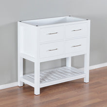 Santa Monica 36 in. W x 18 in. D x 35 in. H Bath Vanity in White