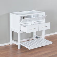 Santa Monica 36 in. W x 18 in. D x 35 in. H Bath Vanity in White