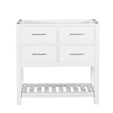 Santa Monica 36 in. W x 18 in. D x 35 in. H Bath Vanity in White