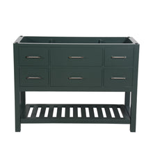 Santa Monica 48 in. W x 18 in. D x 35 in. H Bath Vanity in Dark Green