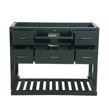 Santa Monica 48 in. W x 18 in. D x 35 in. H Bath Vanity in Dark Green