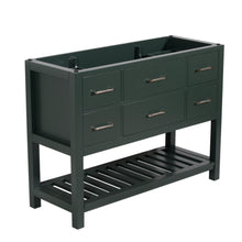 Santa Monica 48 in. W x 18 in. D x 35 in. H Bath Vanity in Dark Green