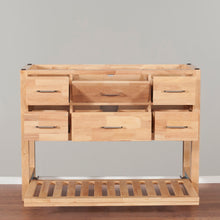 Santa Monica 48 in. W x 18 in. D x 35 in. H Bath Vanity in Natural Wood