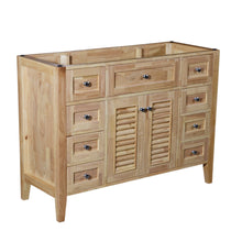 Venice 48 in. W x 18 in. D x 36 in. H Bath Vanity in Natural Wood